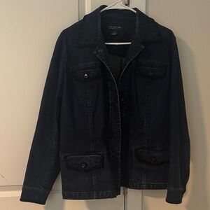 Jones New York Midnight Blue Denim Jacket